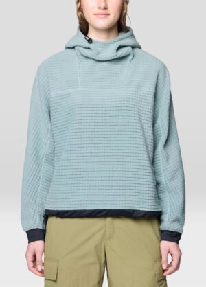 Women's Big Grid Hoody - Blue Sage