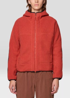 Women's Fleece Hoody - Mars Red