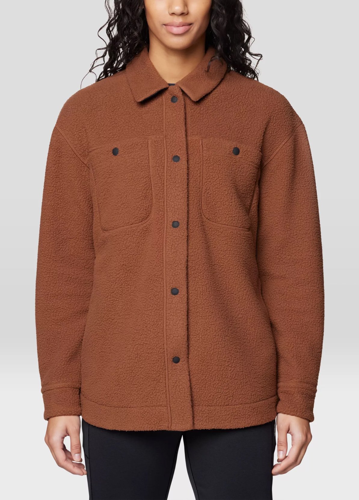 Women's Shacket - Cocoa Brown