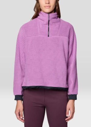 Women's Summit Big Grid Half Zip - Lilac Glow
