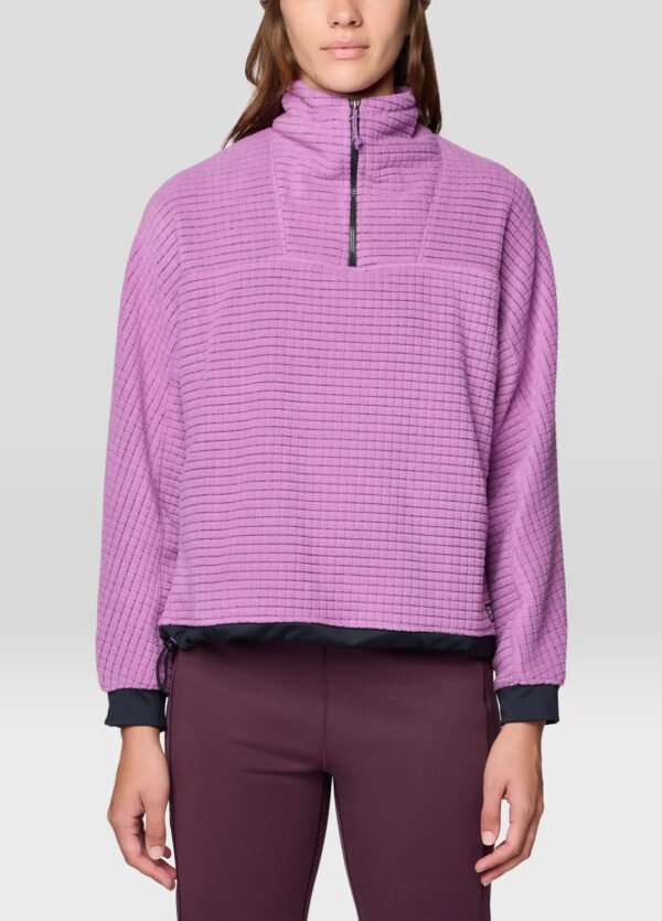 Women's Summit Big Grid Half Zip - Lilac Glow