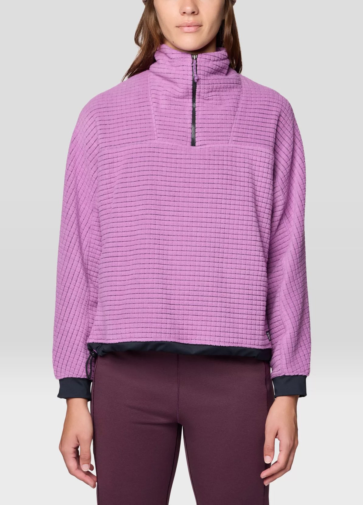 Women's Summit Big Grid Half Zip - Lilac Glow